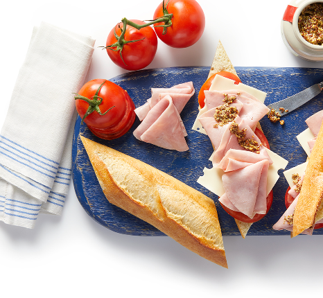 Inspiration Tour Eiffel - Le classique sandwich jambon fromage sur baguette